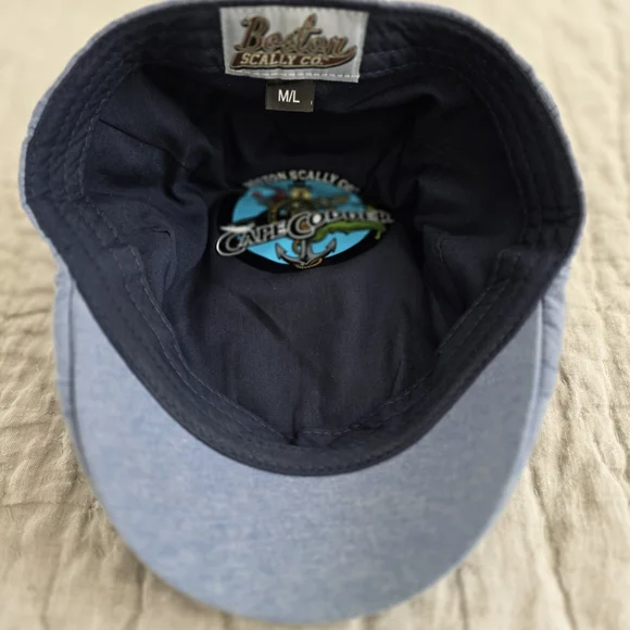 Men's Heather Blue Cotton-Blend Cap - Unbranded - Picture 4 of 4